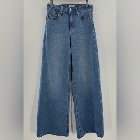 High-Rise Wide Leg Stretch Streetwear Jeans Universal Thread Medium Wash Size 6 - Picture 2 of 9